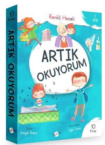 1. Sınıf Artık Okuyorum Renkli Heceli