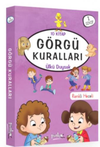 1. Sınıf Görgü Kuralları Heceli Set 10 Kitap
