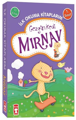 Gezgin Kedi Mırnav İlk Okuma Kitaplarım Set (10 K