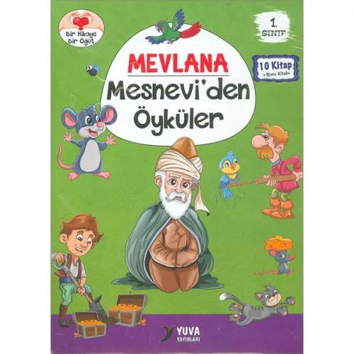 1. Sınıf Mevlana Mesneviden Öyküler (10 Kitap) - Kolektif | Yuva - 978