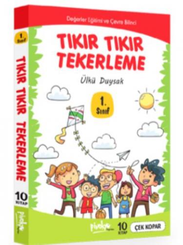 1. Sınıf Tıkır Tıkır Tekerleme 10 Kitap - Ülkü Duysak | Pinokyo - 9786