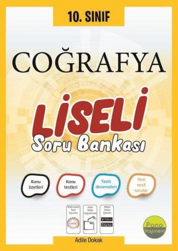 10. Sınıf Coğrafya Soru Bankası ( Liseli ) - Adile Dokak | Pano - 9786