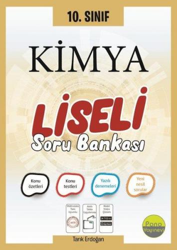 10. Sınıf Kimya Soru Bankası ( Liseli ) - Tarık Erdoğan | Pano - 97862