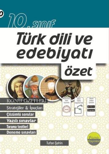 10. Sınıf Türk Dili Ve Edebiyatı Özet - Tufan Şahin | Pano - 978605971