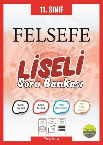 11. Sınıf Felsefe Soru Bankası ( Liseli ) - Musa Ertaş | Pano - 978625