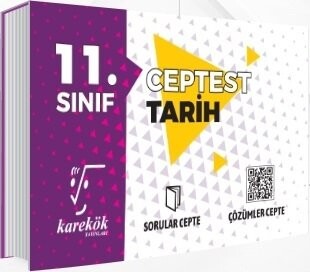 11. Sınıf Tarih Cep Test - | Karekök - 9786257154567