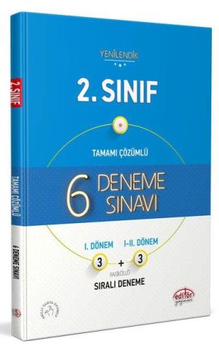 2.sınıf (3+3) 6 Deneme Sınavı Tamamı Çözümlü - Komisyon | Editör - 978