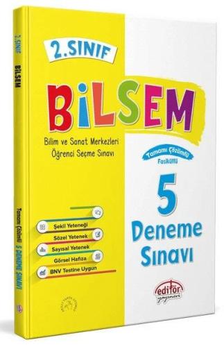 2. Sınıf Bilsem Çözümlü 5 Deneme - Komisyon | Editör - 9786052804803