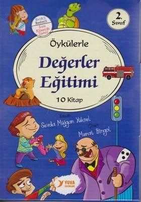 2. Sınıf Öykülerle Değerler Eğitimi 10 Kitap Kutulu - Yuva Yayınları K