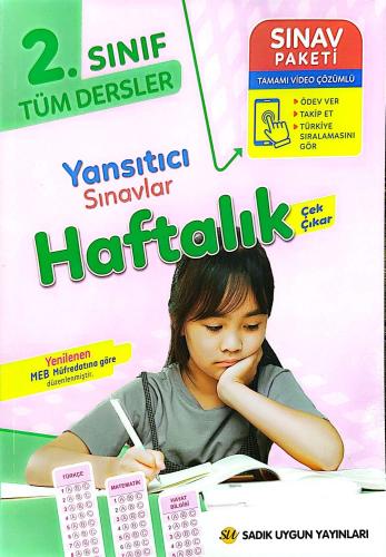 2. Sınıf Tüm Dersler Yansıtıcı Sınavlar