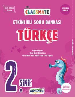 2. Sınıf Türkçe Etkinlikli Soru Bankası Classmate ( İadesizdir )