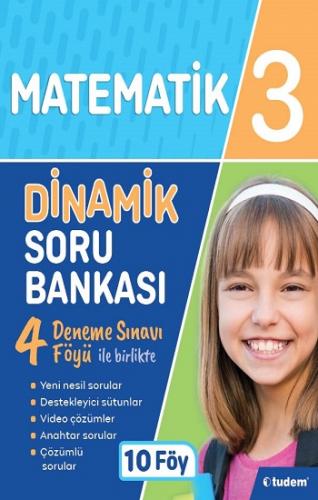 3. Sınıf Matematik Soru Bankası Dinamik 10 Föy - Komisyon | Tudem Eğit