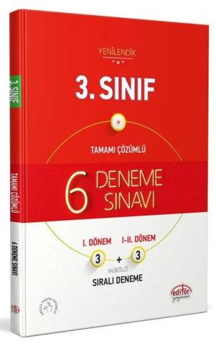 3. Sınıf Tamamı Çözümlü 6 Deneme Sınavı Fasiküllü - Komisyon | Editör 