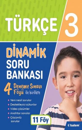 3. Sınıf Türkçe Soru Bankası Dinamik 11 Föy - Komisyon | Tudem Eğitim 