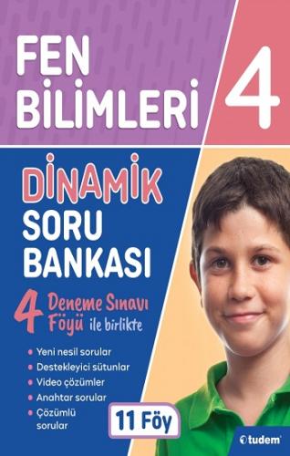 4. Sınıf Fen Bilimleri Soru Bankası Dinamik 11 Föy - Komisyon | Tudem 
