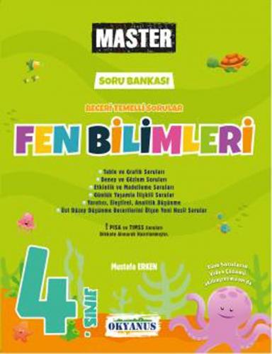 4. Sınıf Fen Bilimleri Soru Bankası Master ( İadesizdir )