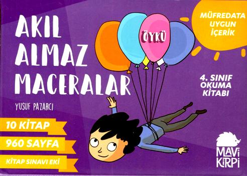 4. Sınıf Okuma Set Akıl Almaz Maceralar 10 Kitap