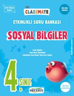 4. Sınıf Sosyal Bilgiler Etkinlikli Soru Bankası Classmate ( İadesizdir )