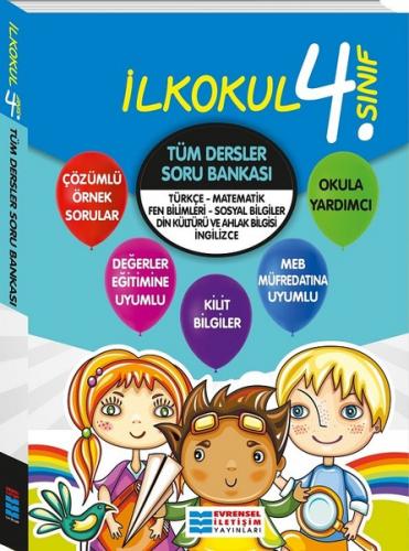 4. Sınıf Tüm Dersler Soru Bankası - Komisyon | Evrensel - 978605211079