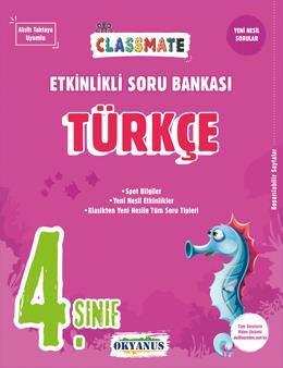 4. Sınıf Türkçe Etkinlikli Soru Bankası Classmate ( İadesizdir )