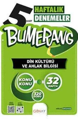 5. Sınıf Bumerang 32 Haftalık Din Kültürü Ve Ahlak Bilgisi Denemeleri Bumerang