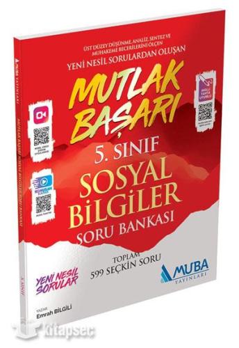 5.sınıf Mutlak Başarı Sosyal Bilgiler Soru Bankası - Emrah Bilgili | M