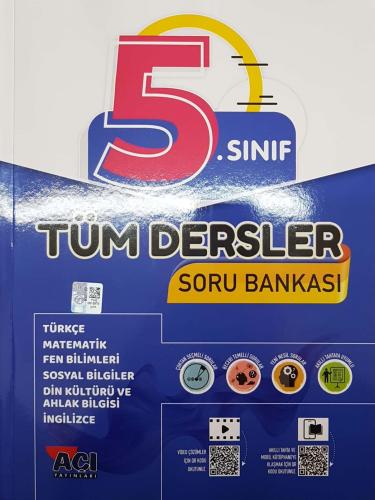 5. Sınıf Tüm Dersler Soru Bankası - Komisyon | Açı Yayınları - 9786254