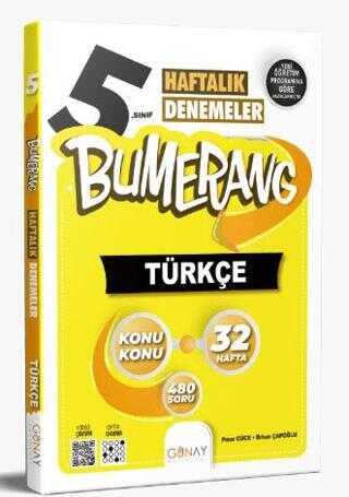 5. Sınıf Türkçe 32 Haftalık Denemeleri Bumerang