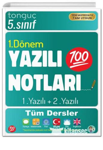 5. Sınıf Yazılı Notları 1. Dönem 1 Ve 2. Yazılı