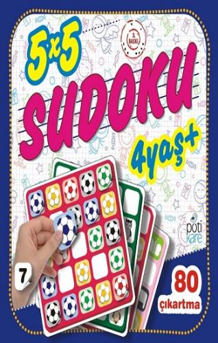 5 X 5 Çıkartmalı Sudoku 7 - +4 Yaş