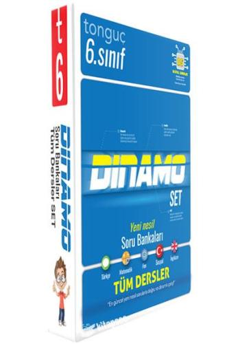 6. Sınıf Dinamo Tüm Dersler Soru Bankası Set - Tonguç Komisyon | Tongu