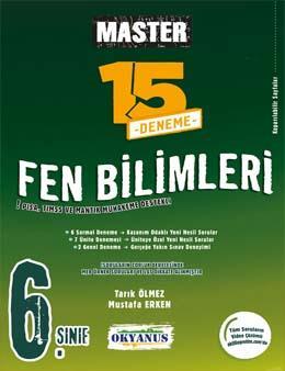 6. Sınıf Fen Bilimleri 15 Deneme Master ( İadesizdir ) - Tarık Ölmez |