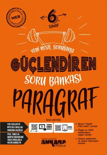 6. Sınıf Paragraf Soru Bankası Güçlendiren - | Ankara - 9786052663127