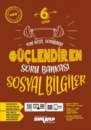 6. Sınıf Sosyal Bilgiler Soru Bankası Güçlendiren - Komisyon | Ankara 