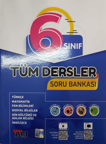 6. Sınıf Tüm Dersler Soru Bankası - Komisyon | Açı Yayınları - 9786254