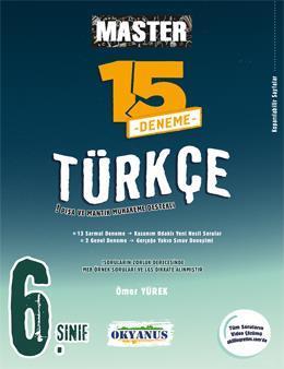 6. Sınıf Türkçe 15 Deneme Master ( İadesizdir )
