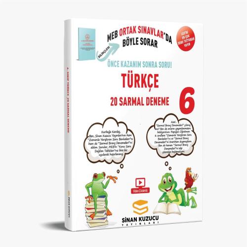 6. Sınıf Türkçe Deneme 20 Sarmal