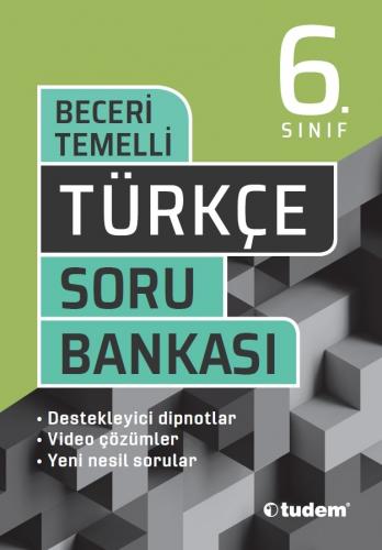 6. Sınıf Türkçe Soru Bankası Beceri Temelli - Komisyon | Tudem Eğitim 
