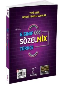 6.sınıf Türkçe Sözel Mix Soru Bankası - Kolektif | Karekök Yayınları -