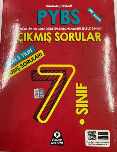 7. Sınıf Bursluluk Çıkmış Soruları - Komisyon | Örnek Akademi - 978625