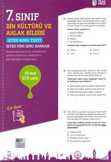 7. Sınıf Din Kültürü Ve Ahlak Bilgisi Yaprak Test Çek Kopar - Kolektif