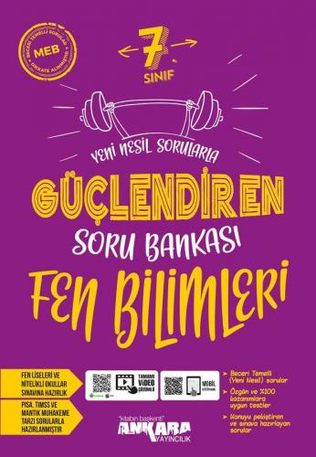 7. Sınıf Fen Bilimleri Soru Bankası Güçlendiren - Komisyon | Ankara - 