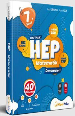 7. Sınıf Haftalık Hep Matematik 40 Deneme - Hüseyin Koçak | Hiper Zeka