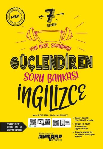 7. Sınıf İngilizce Soru Bankası Güçlendiren(iadesiz)