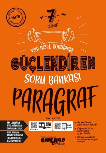 7. Sınıf Paragraf Güçlendiren Soru Bankası - | Ankara - 9786052663110