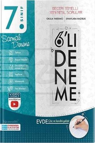 7. Sınıf Sarmal 6 Lı Deneme - Komisyon | Evrensel İletişim Yayınları -