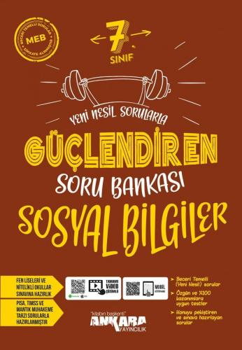 7. Sınıf Sosyal Bilgiler Soru Bankası Güçlendiren - Komisyon | Ankara 