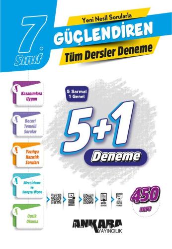 7. Sınıf Denemeleri Güçlendiren 5+1 Fasikül (iadesiz)