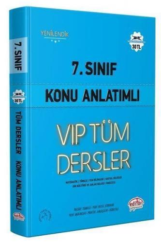7. Sınıf Tüm Dersler Konu Anlatımlı Vip Mavi - Komisyon | Editör - 978