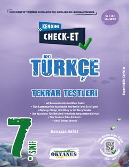 7. Sınıf Türkçe Tekrar Testleri Check Et - Ramazan Dağlı | Okyanus - 9